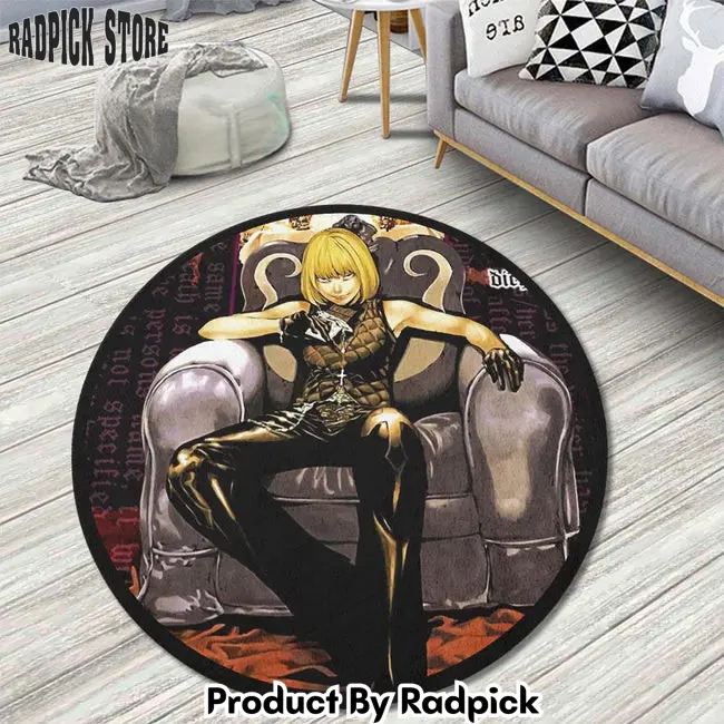 Mihael keehl round rug custom death note anime circle carpet  rp5957205